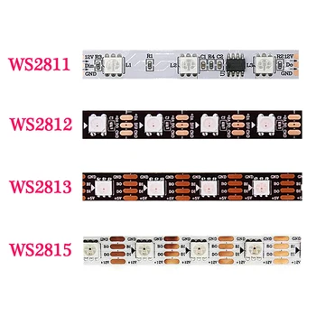 WS2812B WS2811 WS2815 WS2813 RGB led лента с индивидуален адрес 30/60/144 пиксела/led/M на Лента IP30/IP65/IP67 DC5V-DC12V