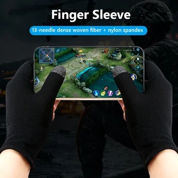 Ръкав за Пръстите за Мобилни Игри PUBG, Водоустойчив, Дишащ, Не е Чувствителен Към Надраскване Игри Сензорен Екран, Калъф за Пръсти, Ръкавици за Палеца