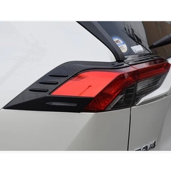 4 бр. За Toyota RAV4 РАВ 4 2019 2020 ABS Хром След / типът на Задните Светлини на Капака Лампи Рамка за Украса на Колата Качествено Оформление Пайети
