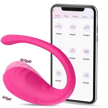 Сексуални Играчки Bluetooth G Spot Вибратор Вибратор за Жените Пищна Жена Вибратор Безжично ПРИЛОЖЕНИЕ Изтрити Вибриращи Бикини, Играчки за Възрастни