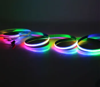 Пълноцветен ивица COB /FOB (същата, като SK6812) RGB smart dream color magic Digital 5V Адресуемая led лента