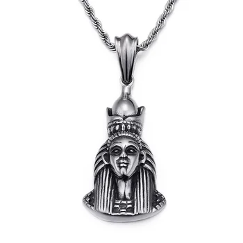 Титановая Стомана Египетската Богиня Висулка Нова Религия На Древен Египет Маска На Фараона Висулка